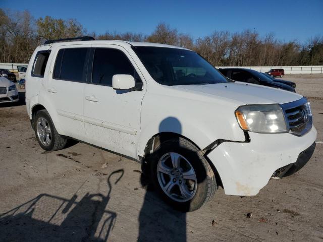 5FNYF3H66EB006244 - 2014 HONDA PILOT EXL WHITE photo 4