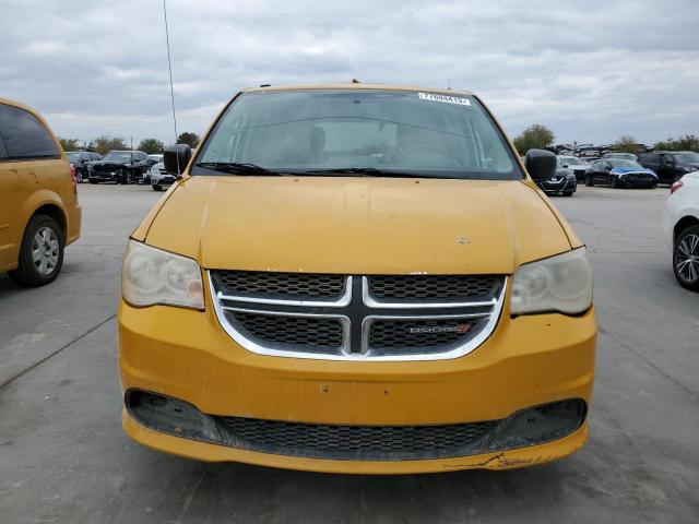 2C4RDGBG4CR178163 - 2012 DODGE GRAND CARA SE YELLOW photo 5