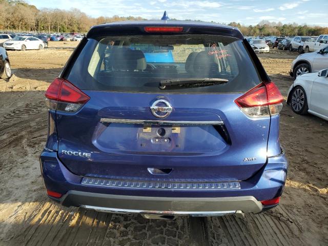 KNMAT2MV4HP546705 - 2017 NISSAN ROGUE S BLUE photo 6