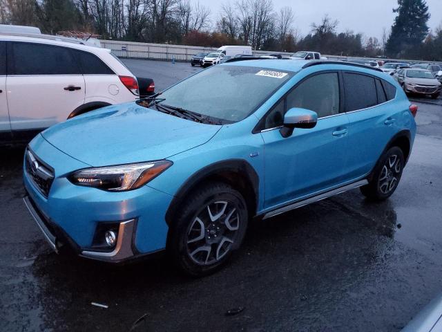 JF2GTDEC6KH339769 - 2019 SUBARU CROSSTREK PREMIUM BLUE photo 1