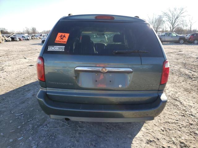 2A4GP54L27R249275 - 2007 CHRYSLER TOWN & COU TOURING TEAL photo 6