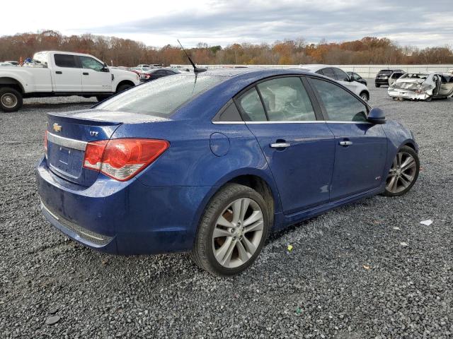 1G1PH5SC7C7279768 - 2012 CHEVROLET CRUZE LTZ BLUE photo 3