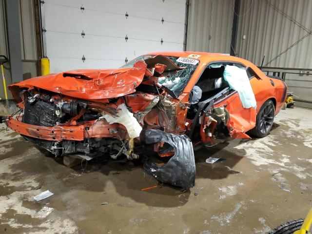 2C3CDZFJ3NH242553 - 2022 DODGE CHALLENGER R/T SCAT PACK ORANGE photo 1
