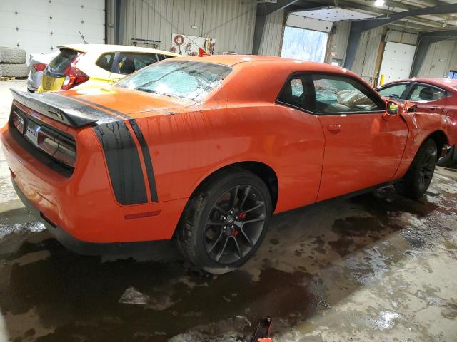 2C3CDZFJ3NH242553 - 2022 DODGE CHALLENGER R/T SCAT PACK ORANGE photo 3
