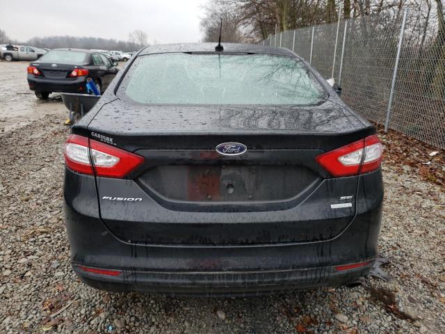 3FA6P0HD4ER183980 - 2014 FORD FUSION SE BLACK photo 6