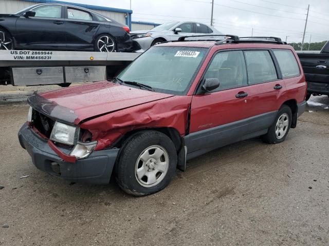 JF1SF6354XH747748 - 1999 SUBARU FORESTER L RED photo 1