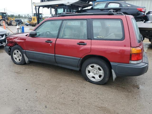 JF1SF6354XH747748 - 1999 SUBARU FORESTER L RED photo 2