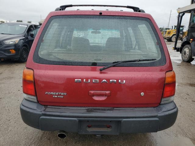 JF1SF6354XH747748 - 1999 SUBARU FORESTER L RED photo 6