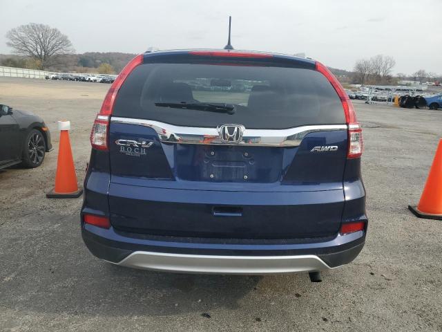 2HKRM4H76FH637197 - 2015 HONDA CR-V EXL BLUE photo 6