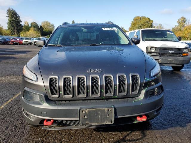 1C4PJMBS1HD237067 - 2017 JEEP CHEROKEE TRAILHAWK GRAY photo 5