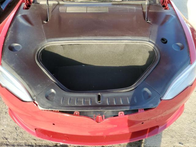5YJSA1E66MF450798 - 2021 TESLA MODEL S RED photo 11