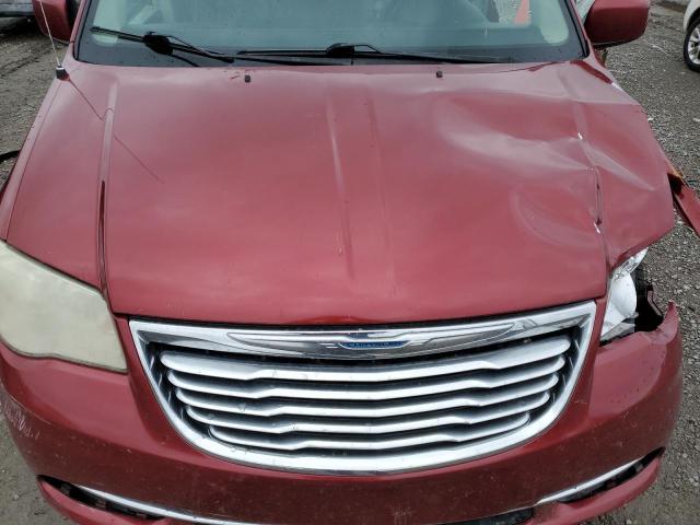 2C4RC1BG5DR743490 - 2013 CHRYSLER TOWN & COU TOURING RED photo 11
