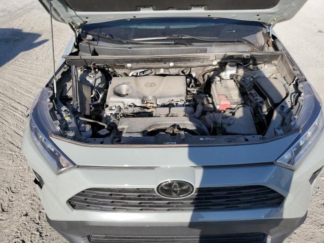 2T3A1RFVXLW113320 - 2020 TOYOTA RAV4 XLE PREMIUM GRAY photo 12