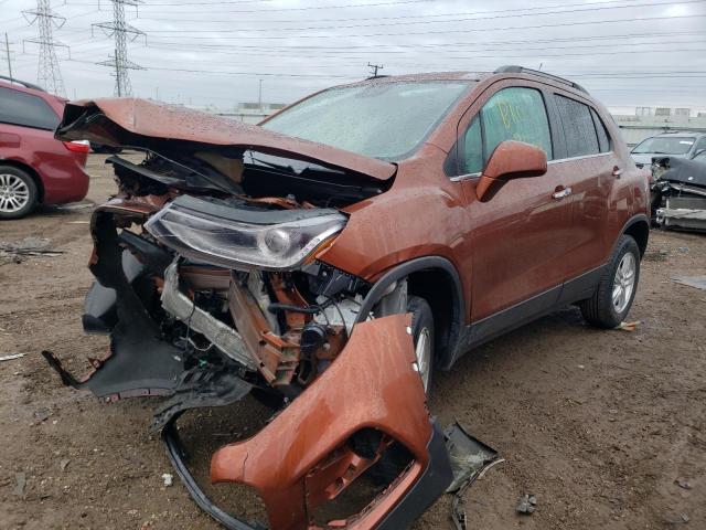 3GNCJPSB0KL273177 - 2019 CHEVROLET TRAX 1LT ORANGE photo 1