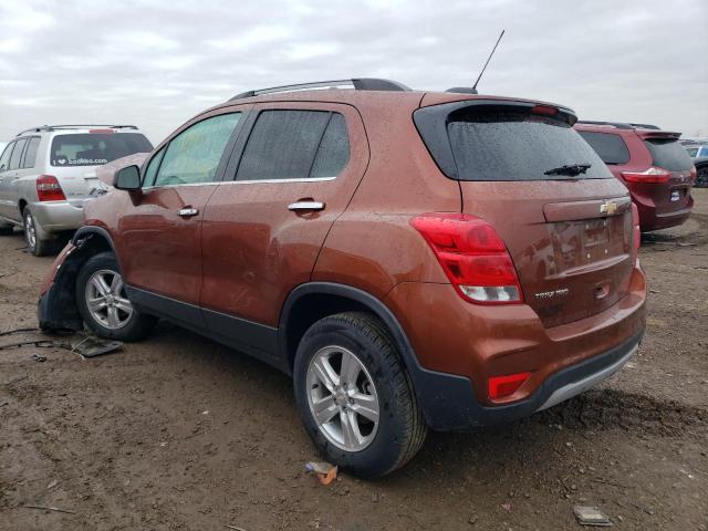 3GNCJPSB0KL273177 - 2019 CHEVROLET TRAX 1LT ORANGE photo 2