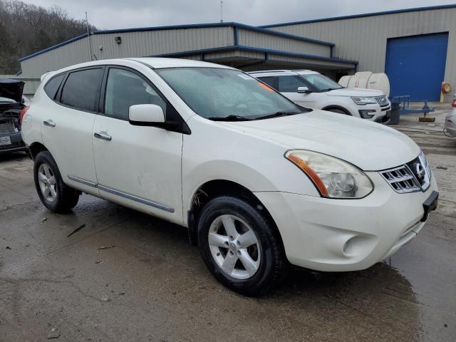 JN8AS5MV7DW663669 - 2013 NISSAN ROGUE S WHITE photo 4