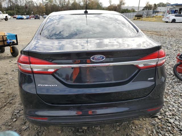 3FA6P0H73HR402250 - 2017 FORD FUSION SE BLACK photo 6