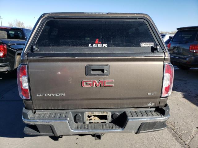 1GTG6CE35F1141344 - 2015 GMC CANYON SLT BROWN photo 6