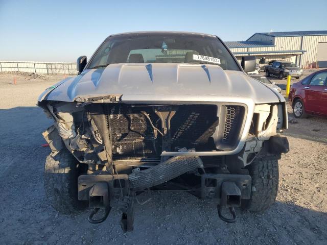 1FTRX14W47FB12654 - 2007 FORD F150 SILVER photo 5