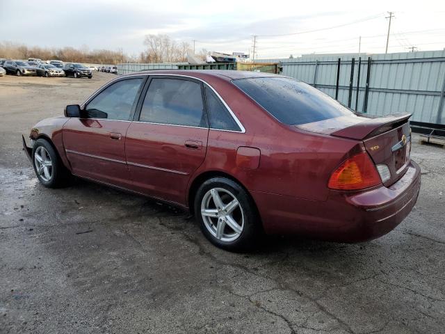 4T1BF28B32U207613 - 2002 TOYOTA AVALON XL RED photo 2