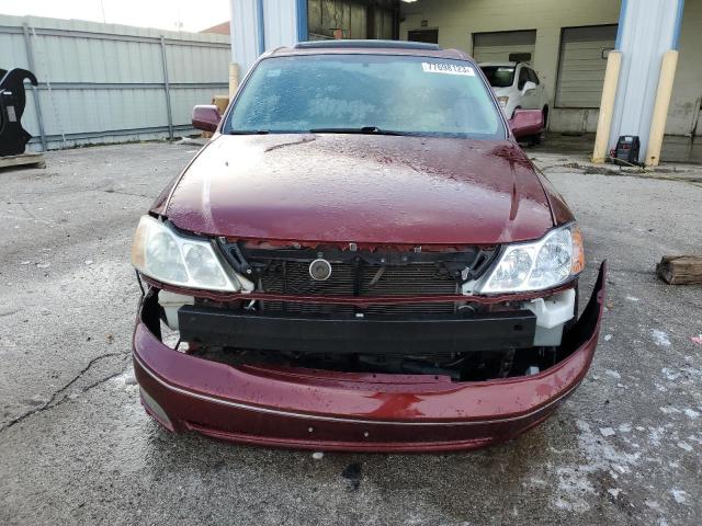 4T1BF28B32U207613 - 2002 TOYOTA AVALON XL RED photo 5