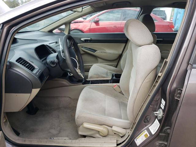 2HGFA1F57AH584007 - 2010 HONDA CIVIC LX Թուխ լուսանկար 7