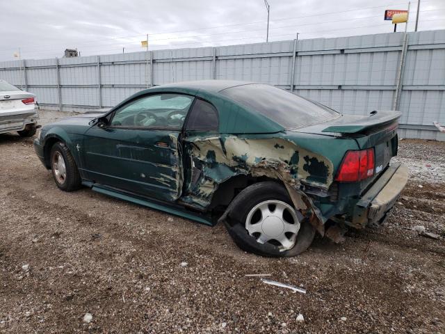 1FAFP40481F217896 - 2001 FORD MUSTANG GREEN photo 2