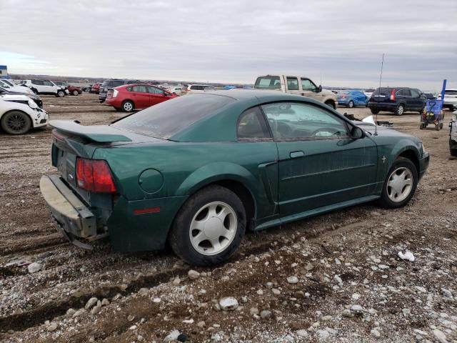 1FAFP40481F217896 - 2001 FORD MUSTANG GREEN photo 3