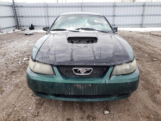 1FAFP40481F217896 - 2001 FORD MUSTANG GREEN photo 5