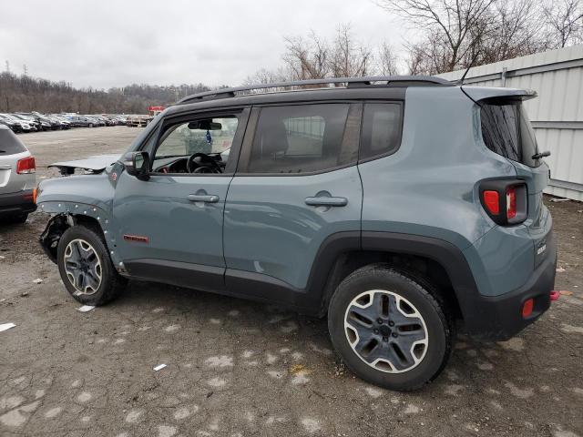 ZACCJBCT1FPB37818 - 2015 JEEP RENEGADE TRAILHAWK GRAY photo 2