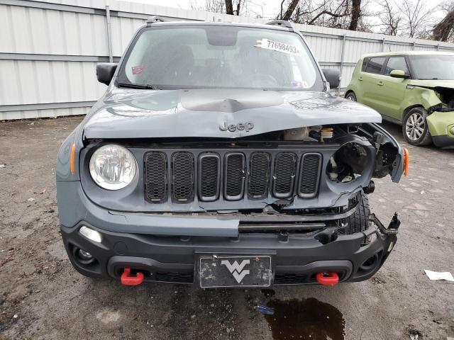 ZACCJBCT1FPB37818 - 2015 JEEP RENEGADE TRAILHAWK GRAY photo 5