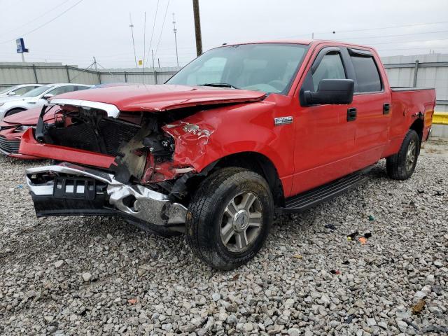 1FTPW14V28FA17402 - 2008 FORD F150 SUPERCREW RED photo 1