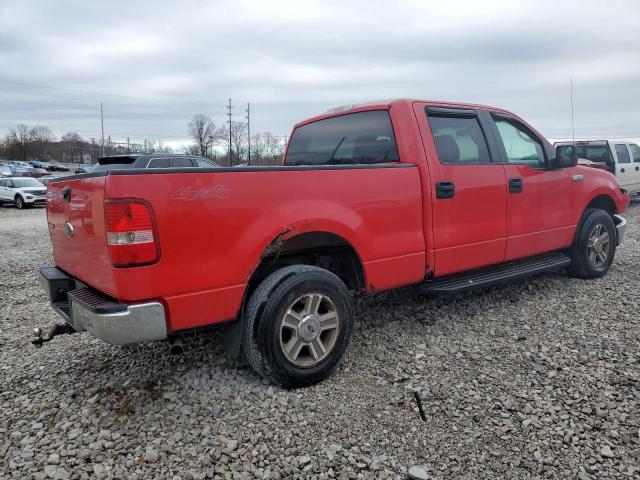 1FTPW14V28FA17402 - 2008 FORD F150 SUPERCREW RED photo 3