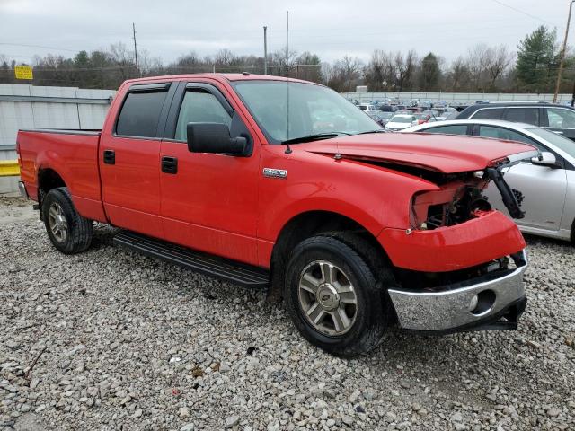 1FTPW14V28FA17402 - 2008 FORD F150 SUPERCREW RED photo 4