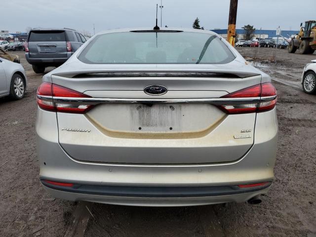 3FA6P0HD1HR189725 - 2017 FORD FUSION SE SILVER photo 6