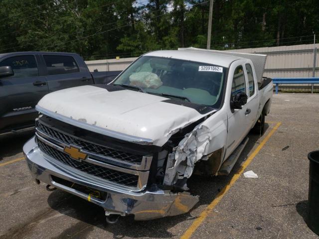 1GC2CVCG0CZ111847 - 2012 CHEVROLET SILVERADO C2500 HEAVY DUTY WHITE photo 2