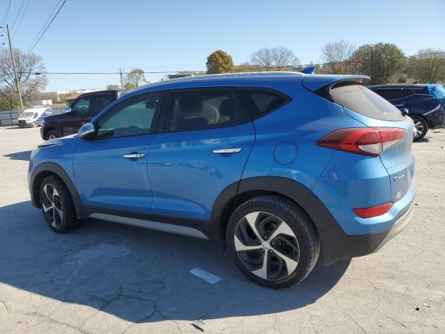 KM8J33A2XJU704001 - 2018 HYUNDAI TUCSON VALUE BLUE photo 2