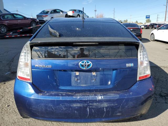 JTDKN3DU4A0150798 - 2010 TOYOTA PRIUS BLUE photo 6