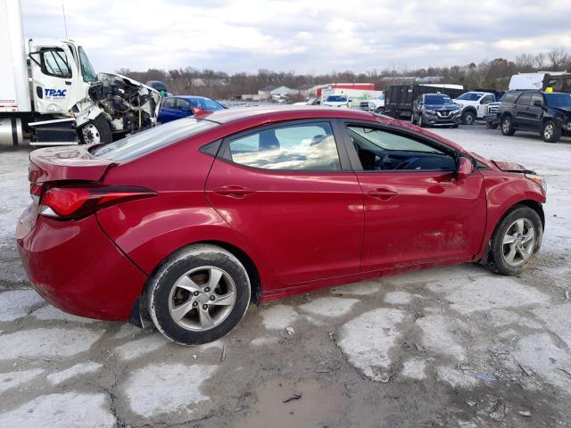 KMHDH4AE3FU359058 - 2015 HYUNDAI ELANTRA SE RED photo 3