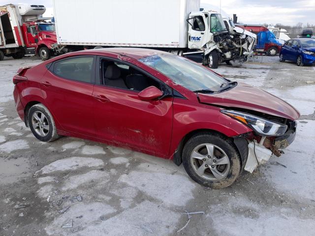 KMHDH4AE3FU359058 - 2015 HYUNDAI ELANTRA SE RED photo 4