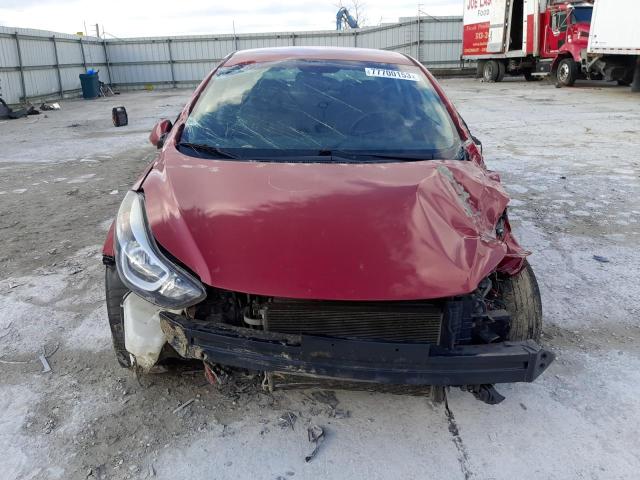 KMHDH4AE3FU359058 - 2015 HYUNDAI ELANTRA SE RED photo 5