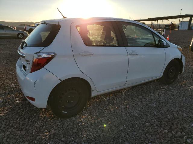 JTDKTUD39DD551960 - 2013 TOYOTA YARIS WHITE photo 3