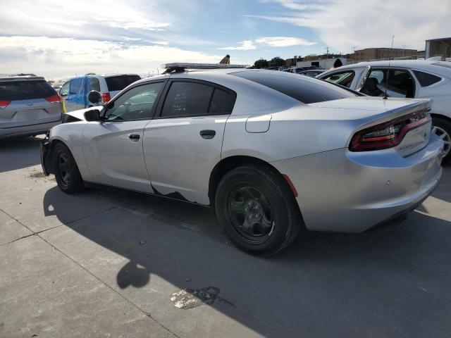 2C3CDXAT5KH575944 - 2019 DODGE CHARGER POLICE SILVER photo 2