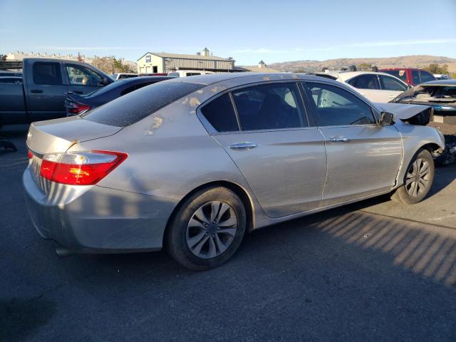 1HGCR2F35EA110688 - 2014 HONDA ACCORD LX SILVER photo 3