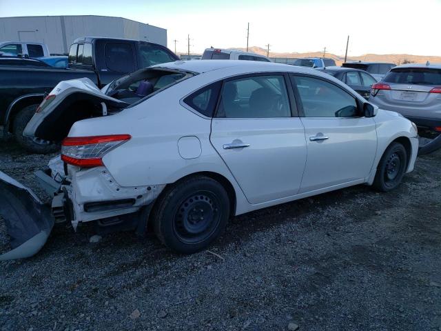 3N1AB7AP9DL622952 - 2013 NISSAN SENTRA S WHITE photo 3