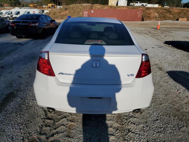 1HGCS22859A003068 - 2009 HONDA ACCORD EXL WHITE photo 6