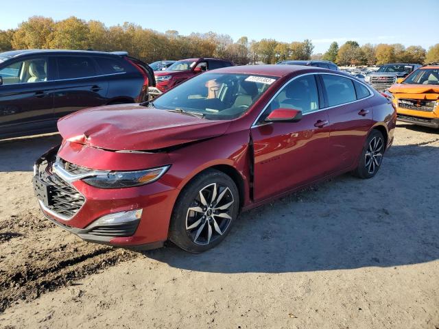 1G1ZG5ST3MF040219 - 2021 CHEVROLET MALIBU RS RED photo 1