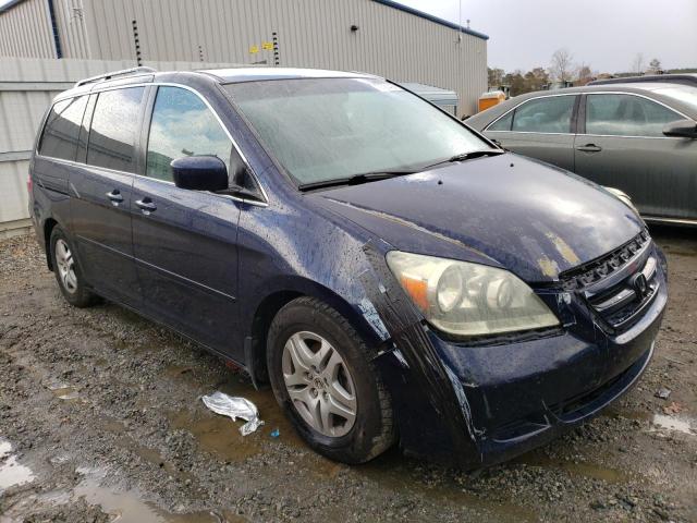 5FNRL38426B032286 - 2006 HONDA ODYSSEY EX BLUE photo 4