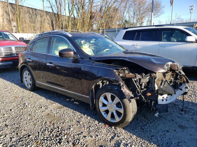 JN1AJ0HR7AM754305 - 2010 INFINITI EX35 BASE PURPLE photo 4