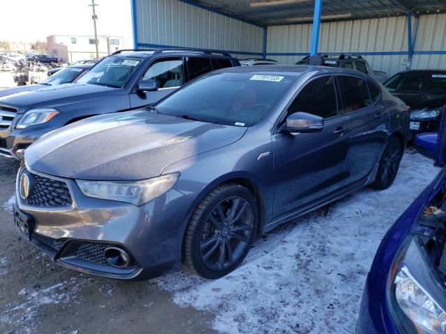 19UUB3F67JA004617 - 2018 ACURA TLX TECH+A GRAY photo 1